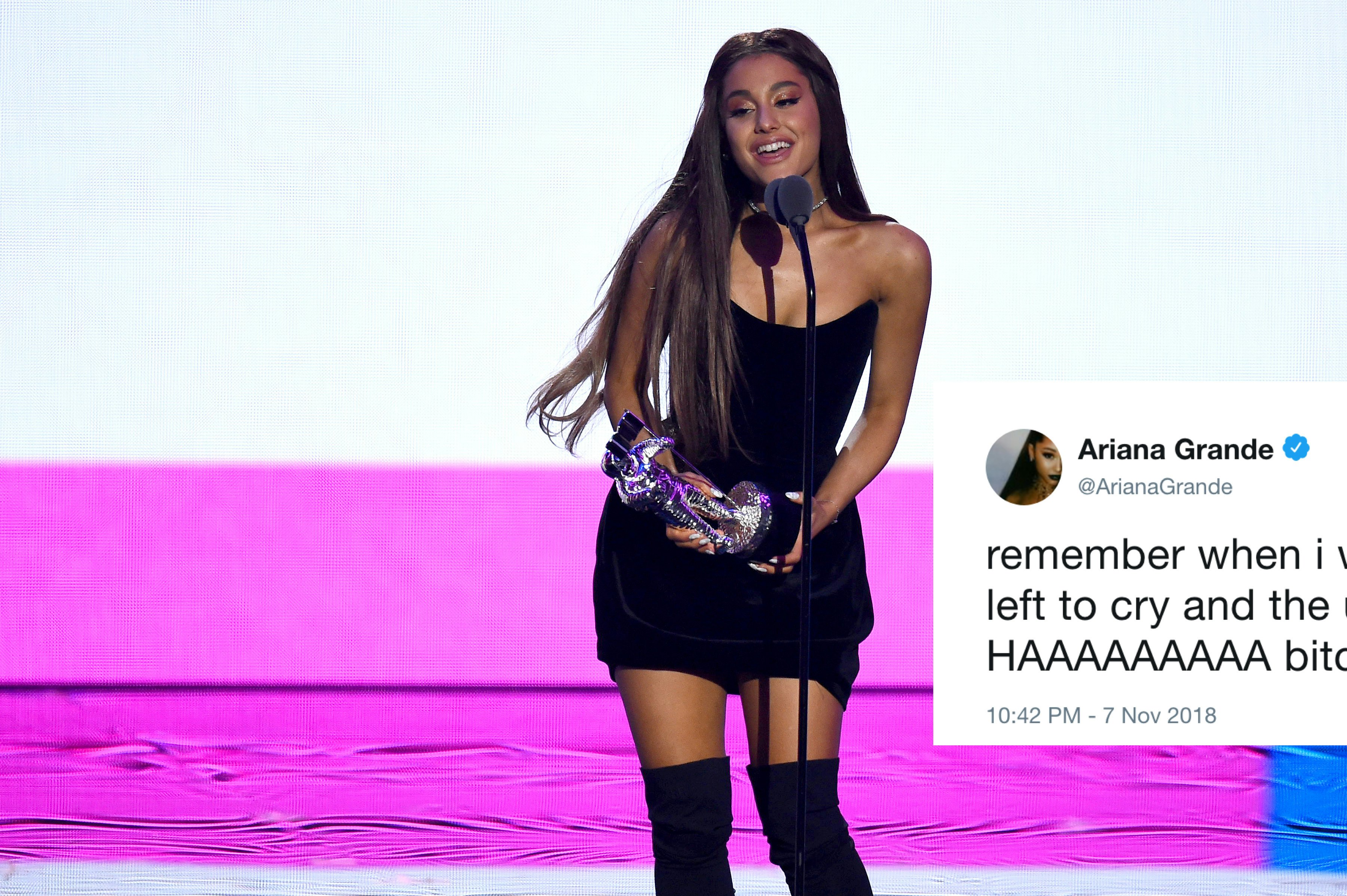 Ariana Grandes No Tears Left To Cry Tweet Highlights