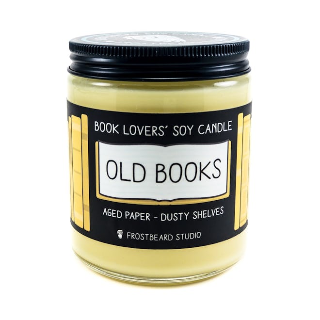 Old Books Candle