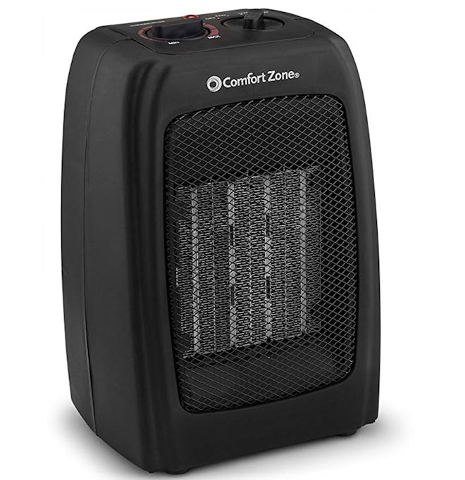 Bovado USA 166648 Ceramic Space Heater, Personal Warming Fan with Adjustable Thermostat