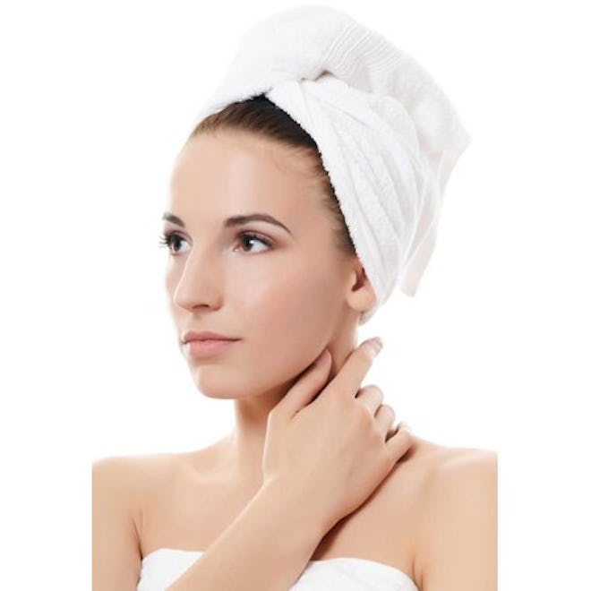 Comfy Towel Plush Microfiber Hair Drying Turban Hair Towel