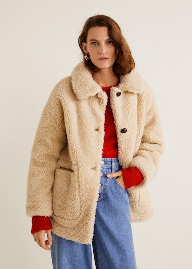 Faux Shearling Coat