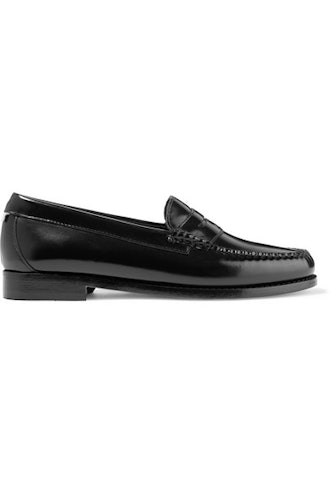 Re/Done + Weejuns The Whitney Glossed-Leather Loafers