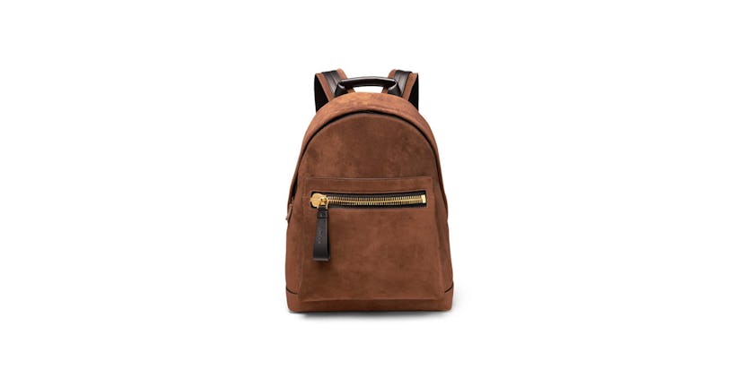 TOM FORD Suede And Leather Backpack