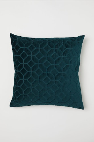 Quilted Velvet Cushion Cover 