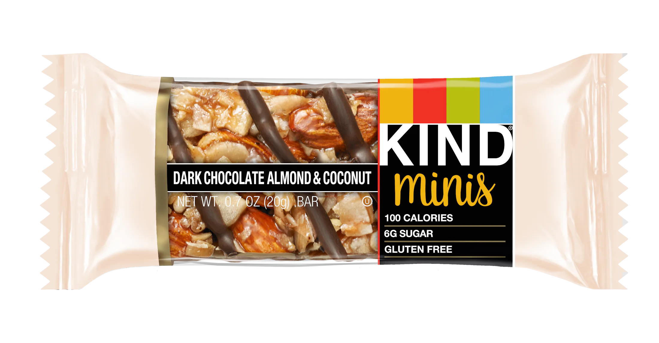 Kind Collective Mini KIND Mini Bars In Salted Caramel & Dark Chocolate Nut And Dark ...