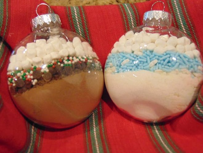 Holiday Hot Chocolate Mix Ornaments 