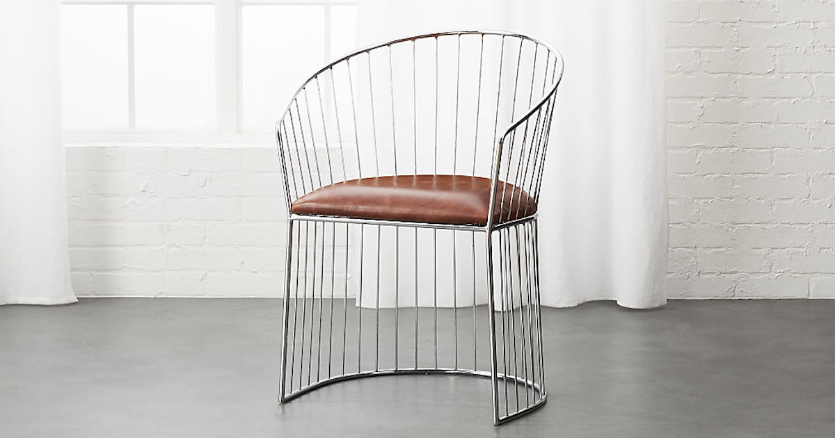 Ray Brown Leather Dining Chair