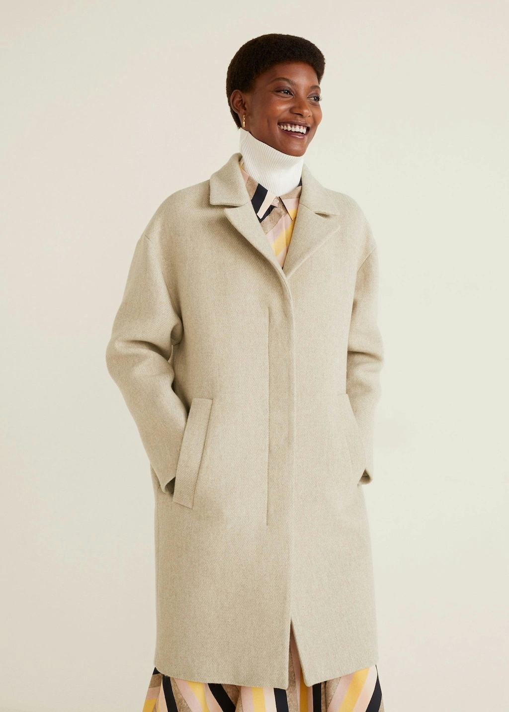 Unstructured hotsell wool coat