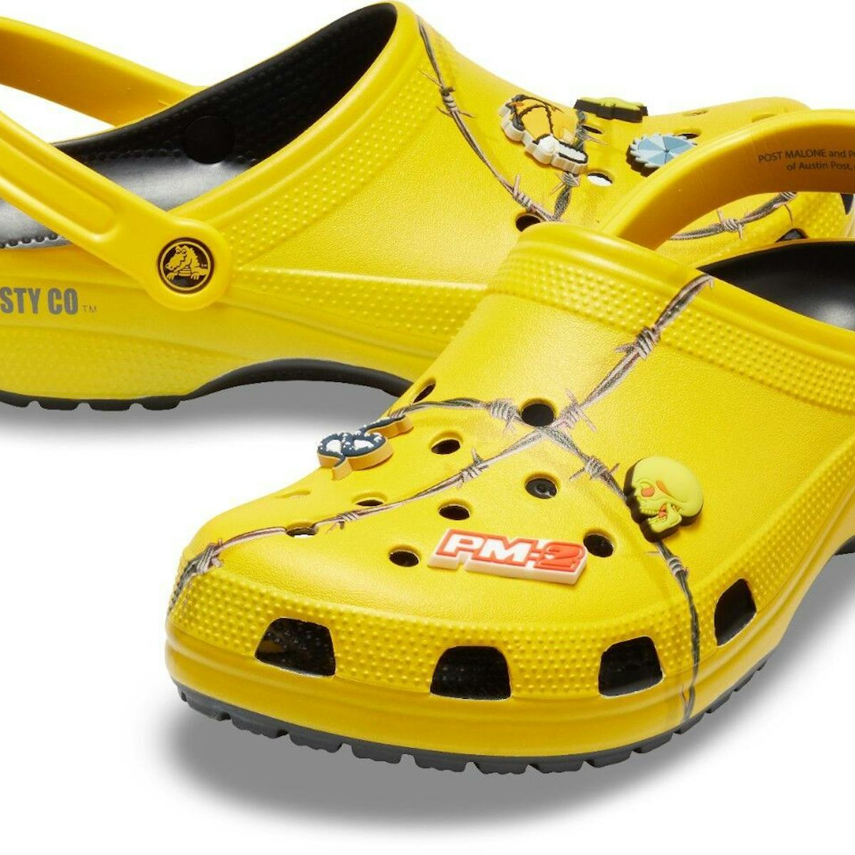 Post malone x crocs barbed wire clog discount