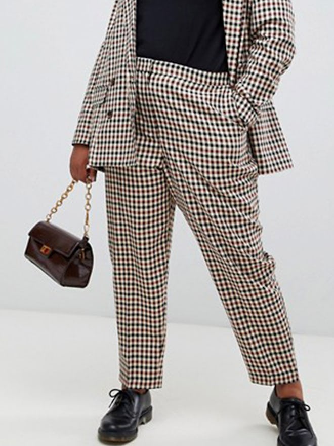 Curve Tailored Heritage Check Slim Pants
