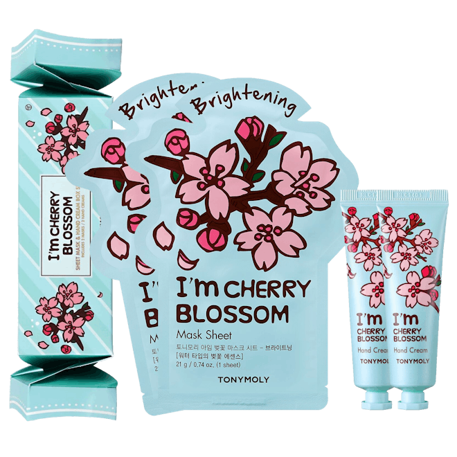 TONYMOLY I'm Cherry Blossom sheet mask and lotion kit