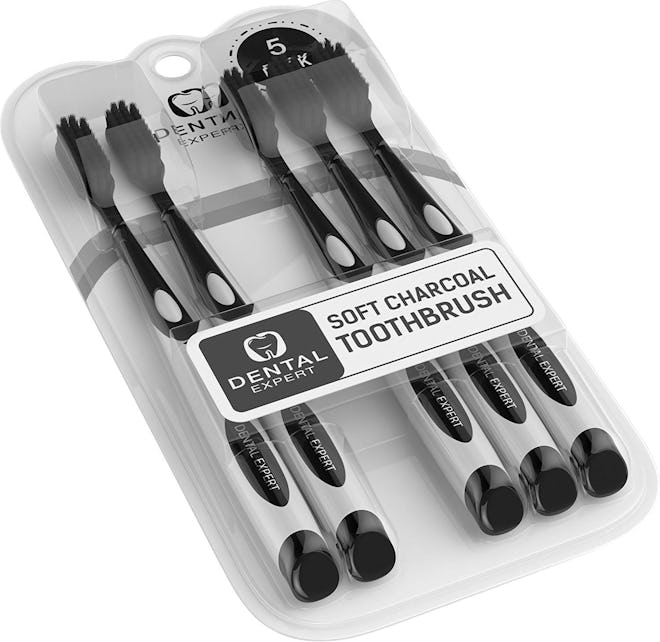 Dental Expert Charcoal Toothbrushes (5 Pack)
