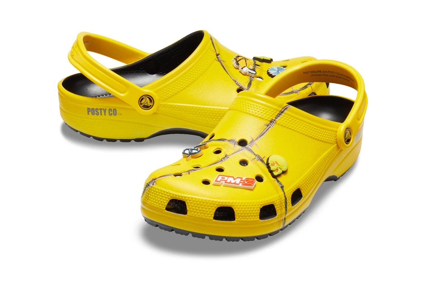 crocs with sunflowers on them