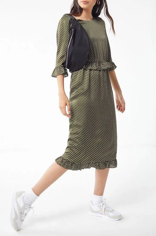 kate middleton green polka dot dress Kate Middleton Green Polka Dot Dress – Mislish main image 1