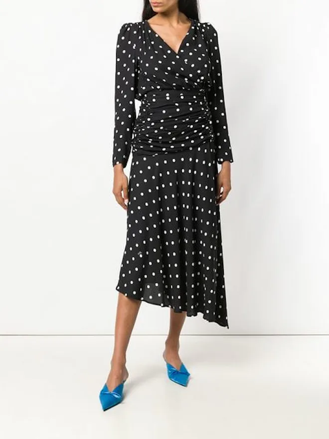 the holiday polka dot dress Holiday Look Book Day 13 - H&M Polka Dot Dress