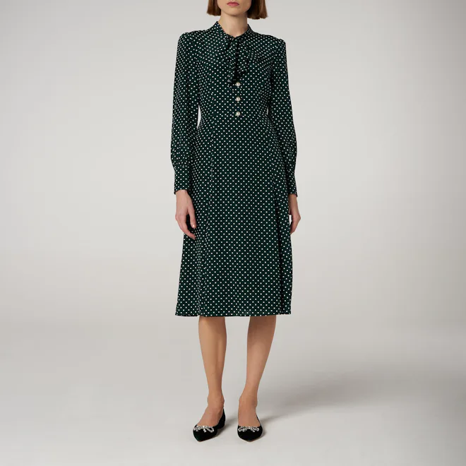 Kate Middleton's Green Polka Dot Dress Is The Ideal Holiday Piece Kate Middleton's Green Polka Dot Dress Is The Ideal Holiday Piece