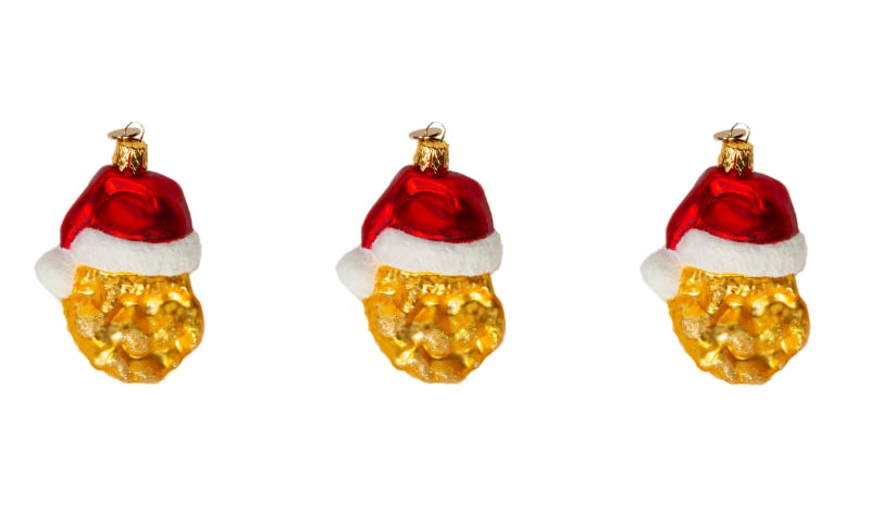 McDonald's Chicken Nugget Christmas Tree Ornaments Are The Tastiest New