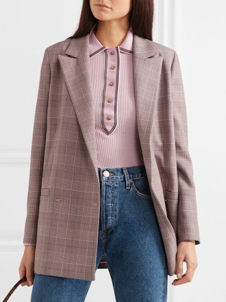 Hewitt Checked Cady Blazer