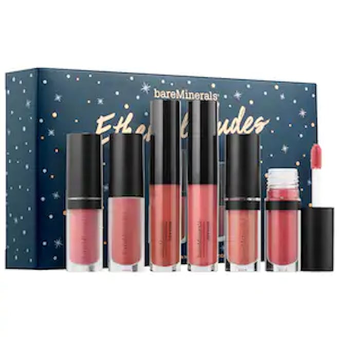 bareMinerals Ethereal Nudes 6 Piece Mini Lip Set