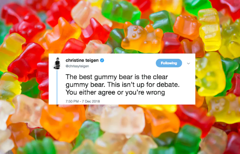Chrissy Teigen's Tweets About Candy Opinions Just Launched The Sweetest ...