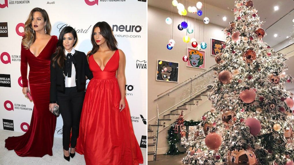 The Kardashians Christmas Decorations Through The Years Are Serious