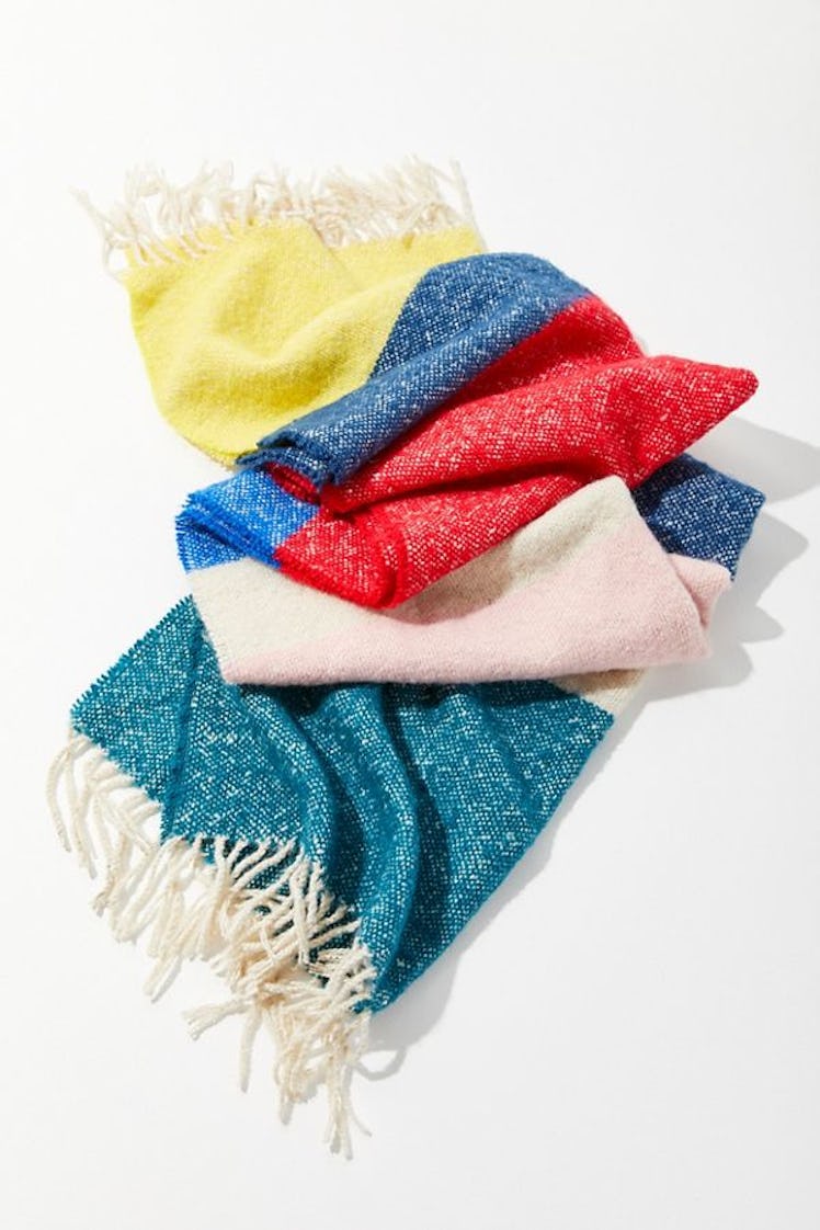 Urban Outfitters Wide Striped Blanket Scarf