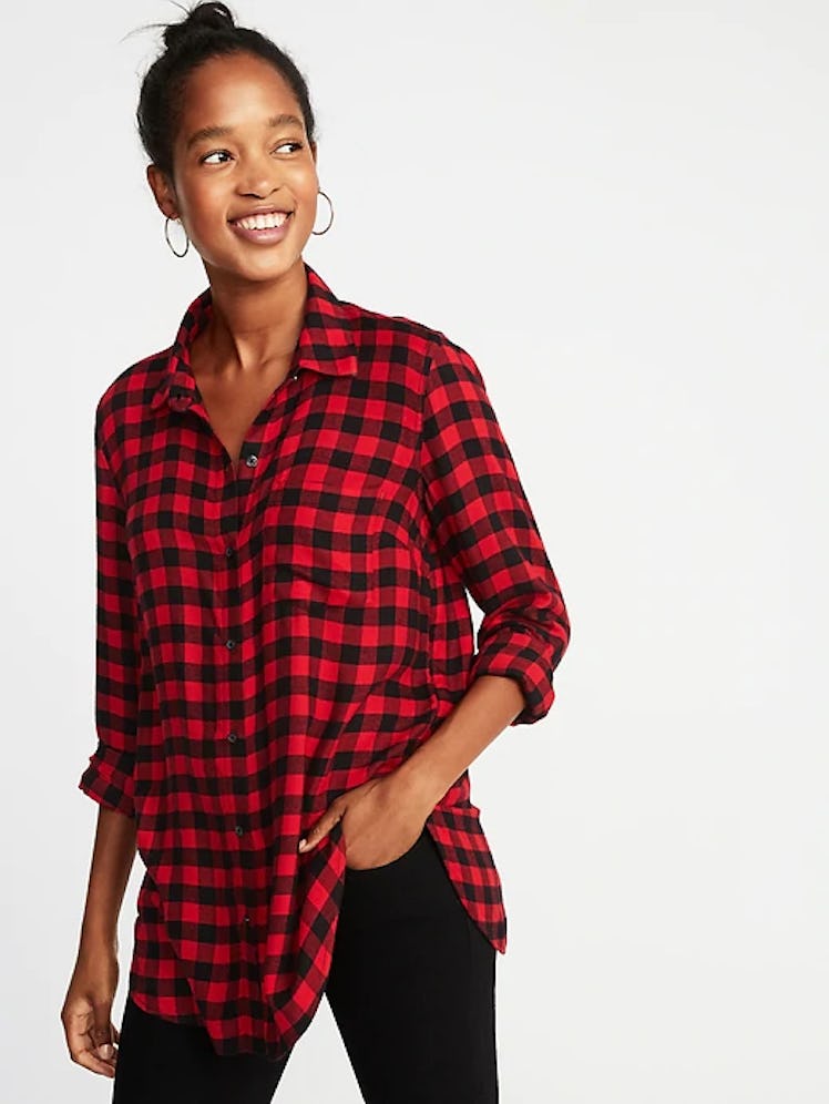 Relaxed Classic Soft-Brushed Twill Shirt for Women