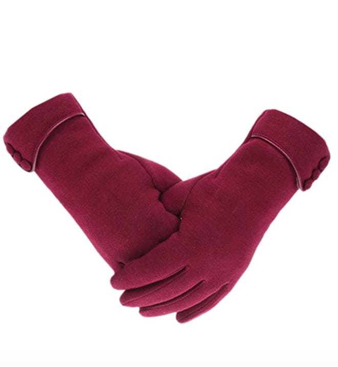 Tomily Women's Fleece Touchscreen Gloves