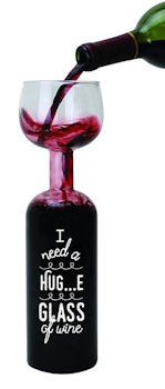 BigMouth Inc Wine Bottle Glass
