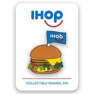 Burger Enamel Pin