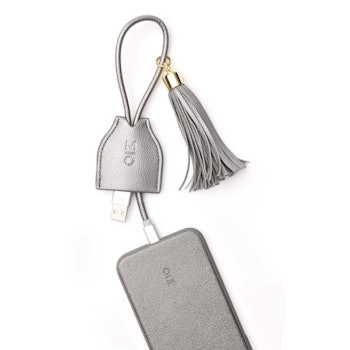 MOTILE™ Vegan Leather Tassel Cord with Lightning® Connection