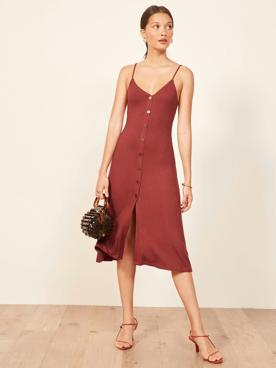 reformation finley dress