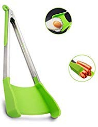maQma Two-In-One Silicone Spatula and Tong
