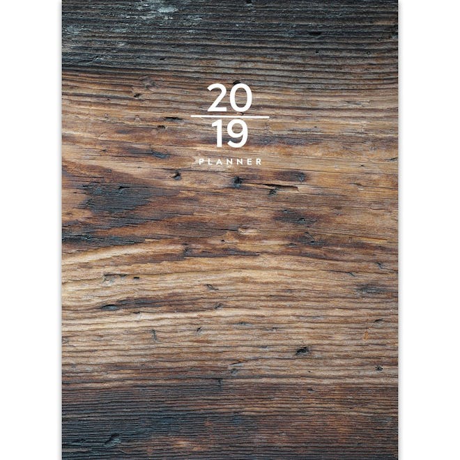 2019 Planner Wooden Pattern - TF Publishing