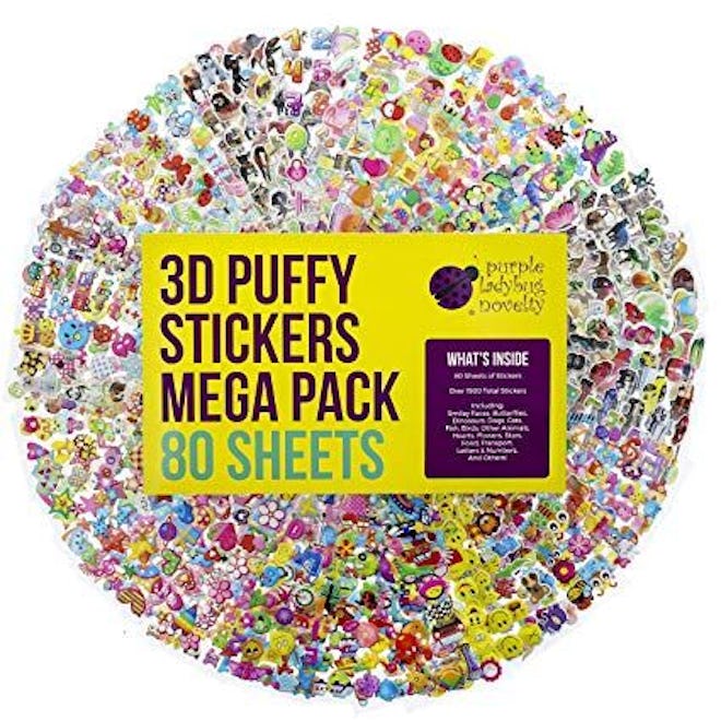 Puffy Stickers Mega Variety Pack 