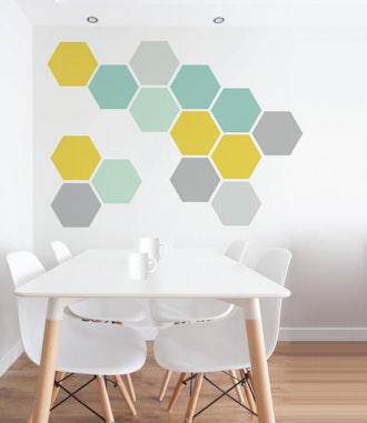 Nicematches Removable Honeycomb Wall Decals (set of 8)