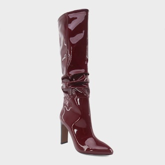 Who What Wear Leight Patent Slouch Boot