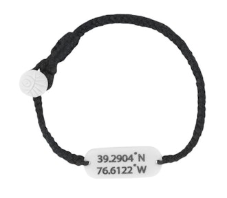Custom Coordinates Bracelet