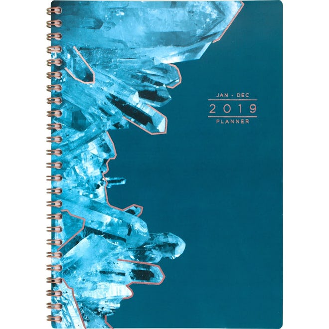 2019 Planner 8.5"x 6.25" Blue Crystals - Cambridge