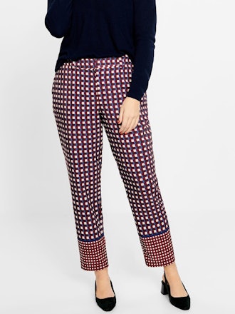 Flowy Checked Trousers