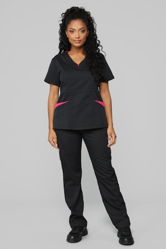 Vital Signs Fitted Scrub Set 