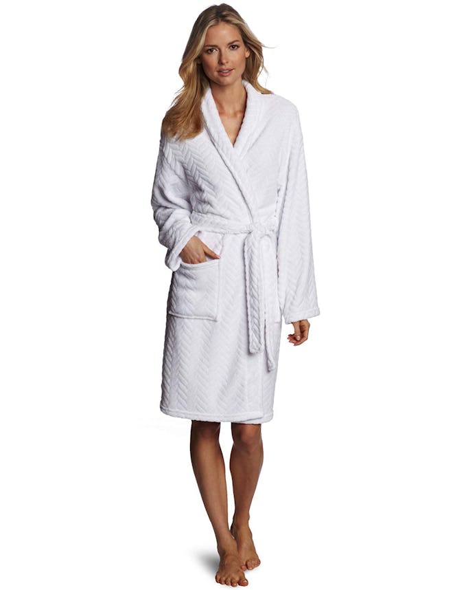 Seven Apparel Herringbone Plush Robe