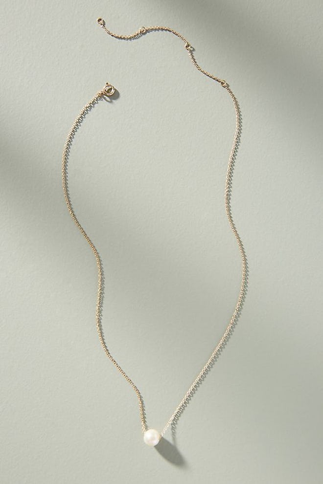 Anthropologie Dana Pearl Necklace