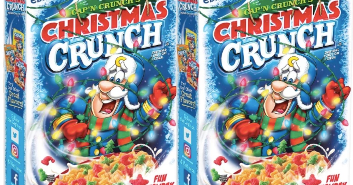 Cap'n Crunch's Christmas Crunch Is Available For A Limited Time & It's