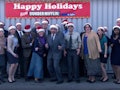 The cast of The Office in Christmas episode
