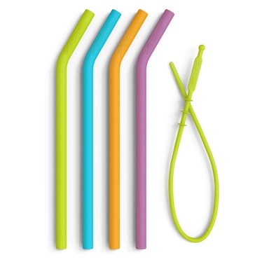 Softy Straws Reusable Drinking Straws (4 Pack)