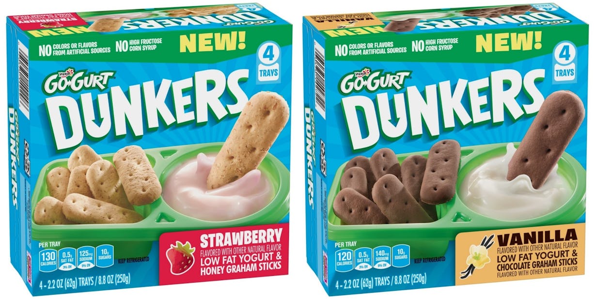 Go-Gurt Just Launched DUNKERS That Look Just Like Your Beloved Dunkaroos.