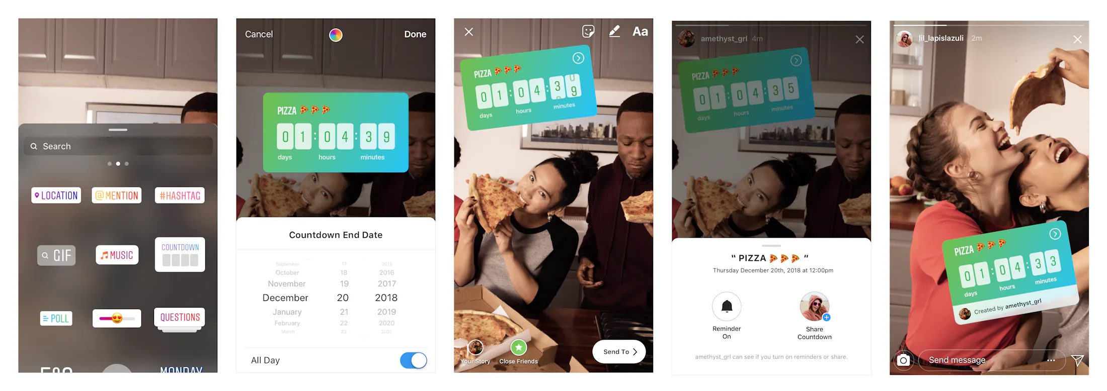Ig Countdown Example How To Put A Countdown In Instagram Stories & Build Up The Hype With ...