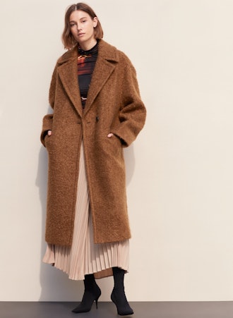 Leibovitz Coat Long, Oversized, Textured Coat
