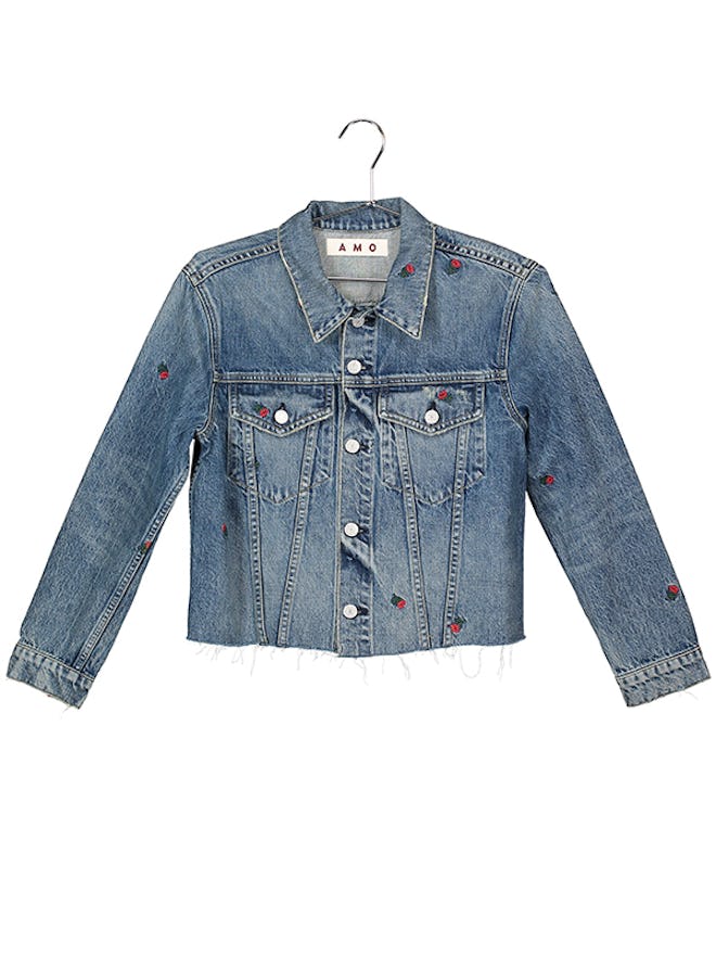 Cropped Pop Jacket With Embroidery 
